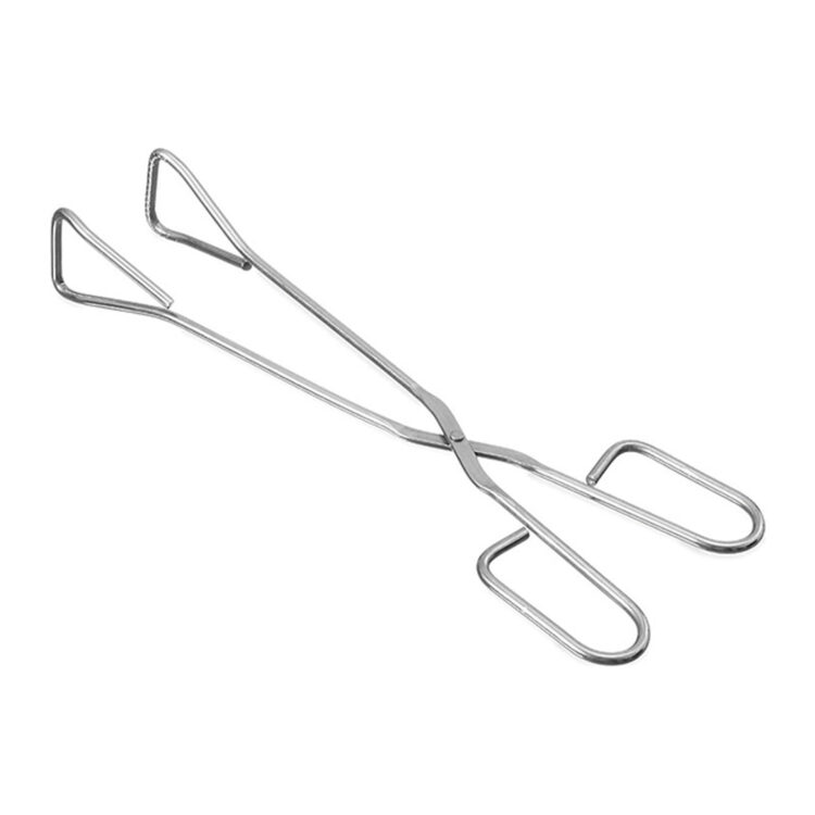 Λαβίδα ψαλίδι σερβιρίσματος inox σετ 2τμχ