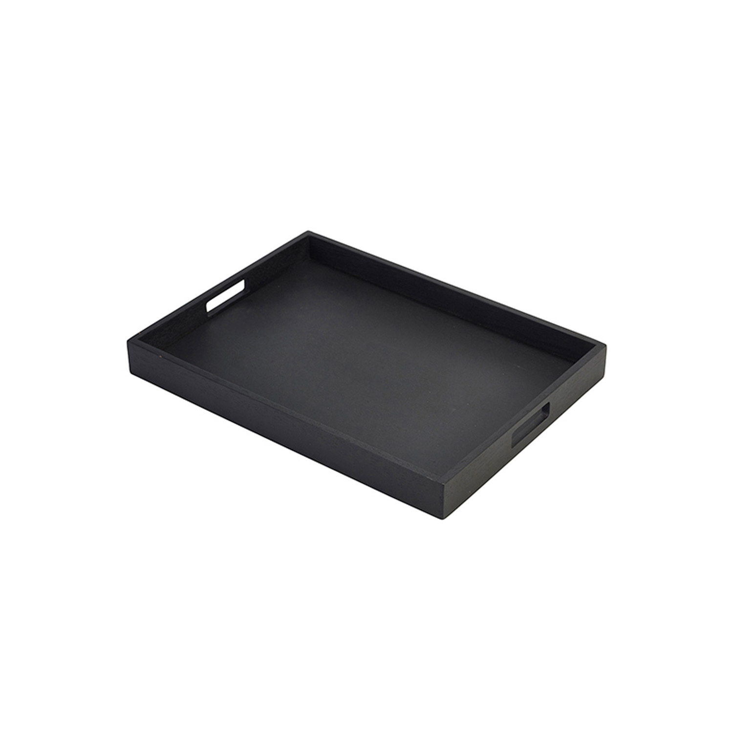 Δίσκος Σερβιρίσματος ακακίας μαύρος 53.5x42.5x4.5cm