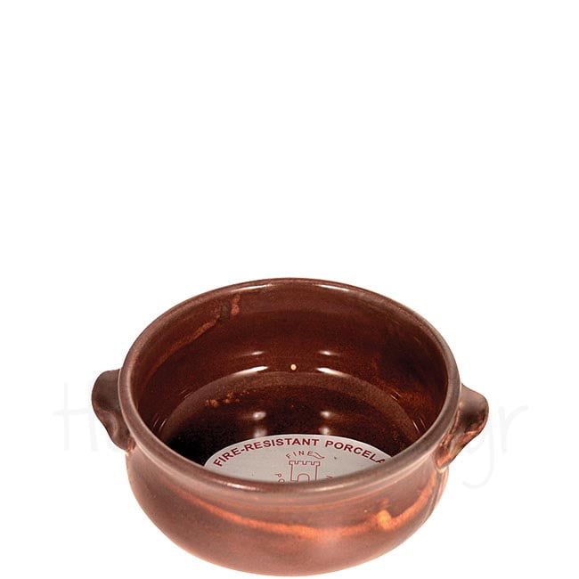 Γιουβετσάκι πυρίμαχο 16x5,7cm καφέ