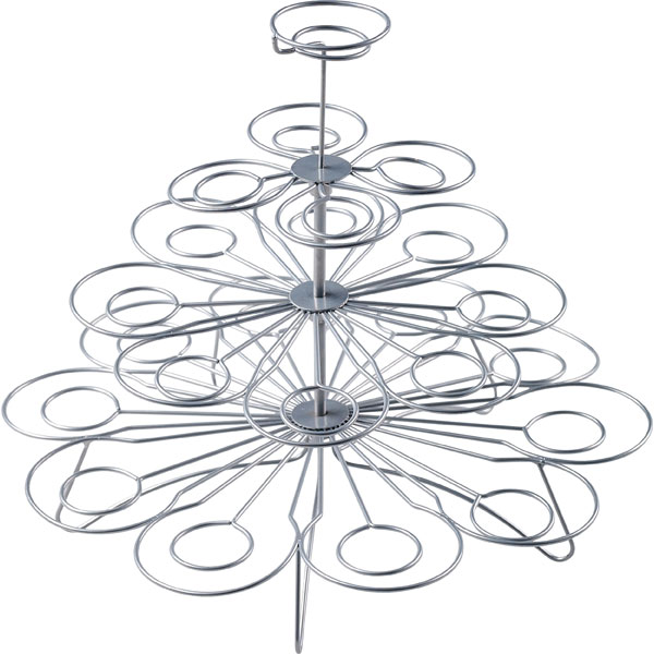 Βάση συρμάτινη cupcake 36 θέσεων kitchen craft