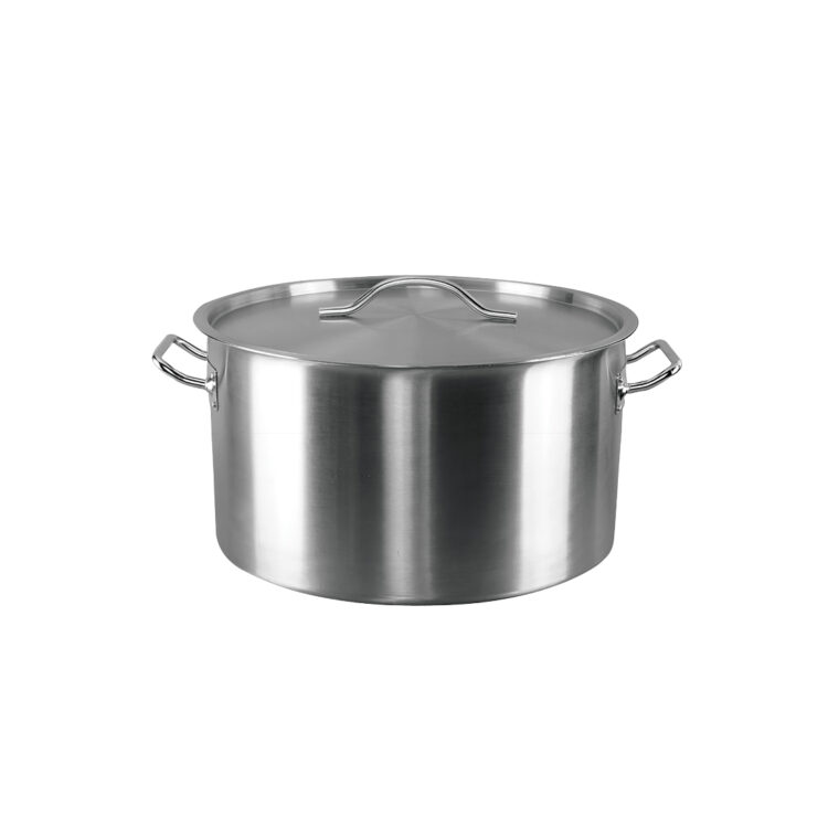 Χύτρα ρηχή inox με καπάκι 36cm