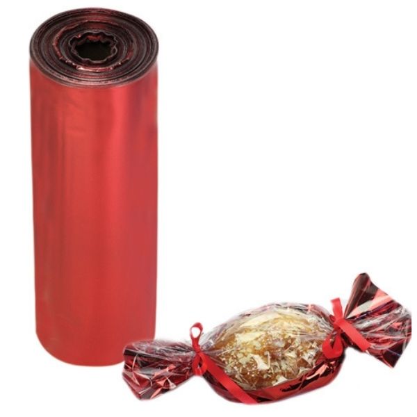 Ρολό σελοφάν κόκκινο 25cmX200m για τσουρέκι
