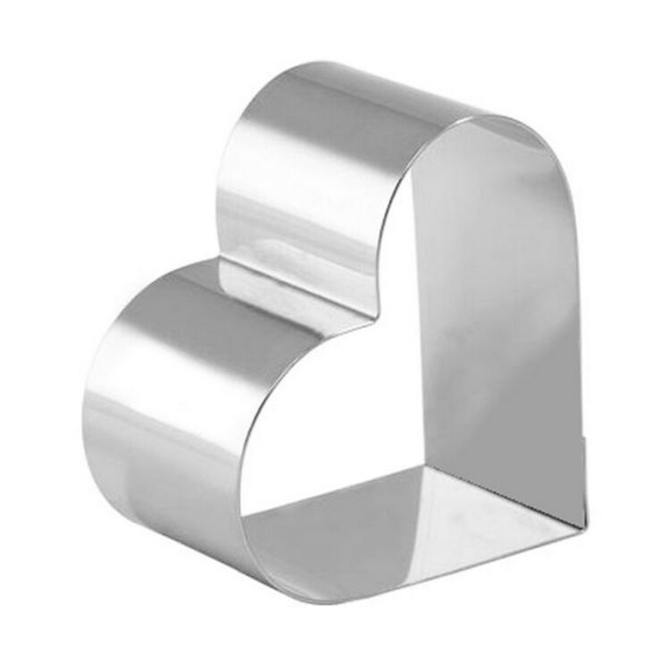 Τσέρκι inox καρδιά Νο14 14x14x7