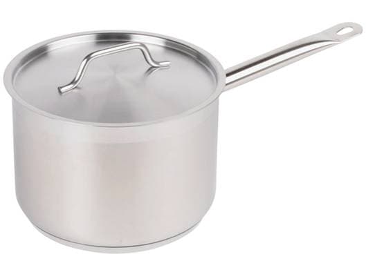 Κατσαρόλα με χέρι+καπάκι inox 18/10 Φ20xΥ13cm 4lt