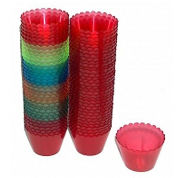 Κηροστάτης πλαστικός σετ 72τμχ