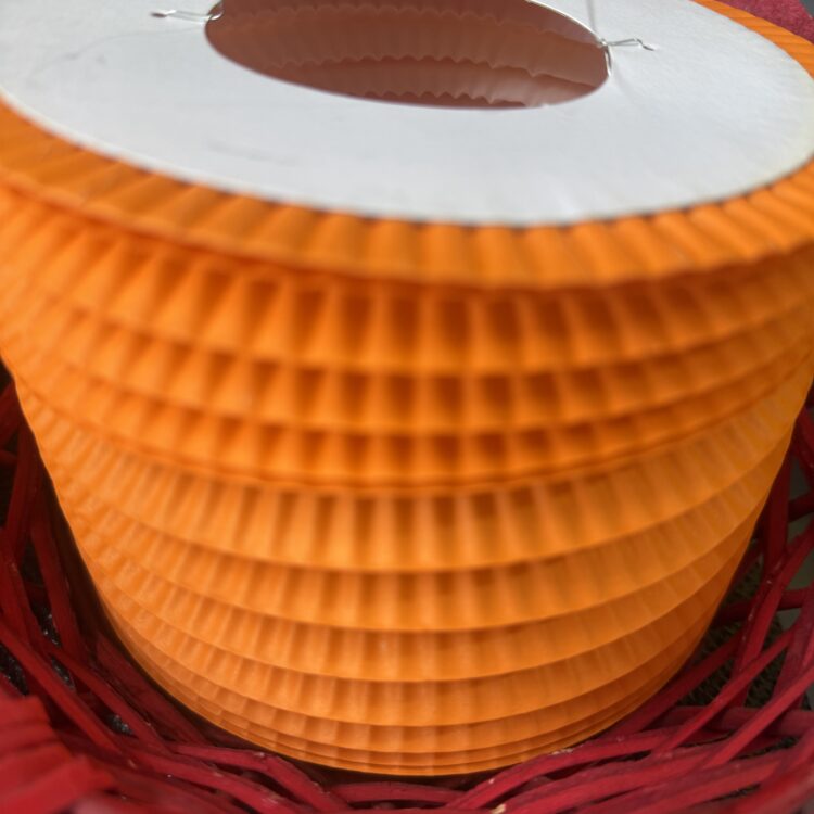 Φαναράκια χάρτινα διάφορα χρώματα σετ 6τμχ