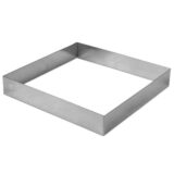 Τσέρκι inox τετράγωνο 14x14x5cm