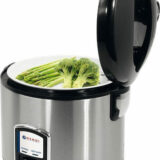 Ατμομάγειρας ρυζιού/λαχανικών inox Hendi 700W 1,8lt