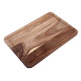 Ξύλο σερβιρίσματος Ακακία με αυλάκι 40x30x1,9 Espiel